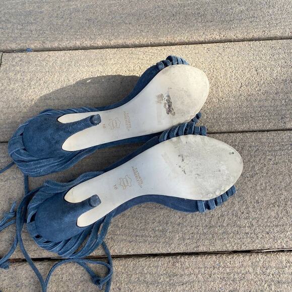 Suede Strappy Heels Kathryn Amberleigh - Picture 6 of 11